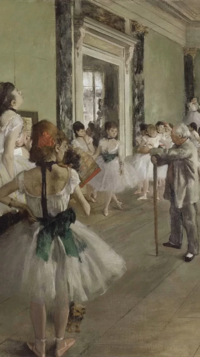The Ballet Class (French: La Classe de danse) is an oil painting by the French artist Edgar Degas, created between 1874 and 1876. It shows a group of ballet dancers at the end of their lesson, led by ballet master Jules Perrot. Degas was well-known for his focus on dancers, and in this painting, he highlights both the beauty and hard work involved in ballet.

The painting is displayed at the Musée d'Orsay in Paris, France. It was originally commissioned by the composer Jean-Baptiste Faure. Interestingly, The Ballet Class is very similar to another of Degas’s works called The Dance Class, painted in 1874.

This piece gives a great look into the world of ballet during that time, showing the discipline behind the art form.

#TheHistoryAvenue #history #saturdaymornings #saturdaythoughts #art #Ballet #EdgarDegas #LaClasseDeDanse #DanceArt #BalletDancers #ArtHistory #MuséedOrsay #FrenchArt #Animation #AestheticReel #ArtInMotion #BalletLife #DanceClass #ArtLovers #CulturalHeritage #ClassicArt #BalletCommunity #VisualArt #ArtAnimation #DanceInspiration